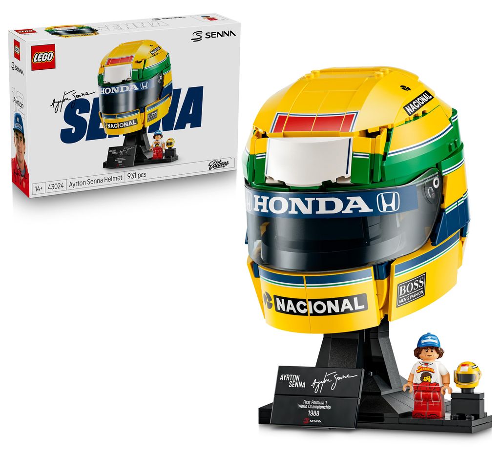 LEGO Editions Ayrton Senna Helm - Formel 1 Fanartikel - Produktbild 