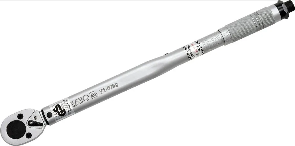 Clé dynamométrique 1/2 pouce 42–210 Nm en acier chrome-vanadium robuste - 9