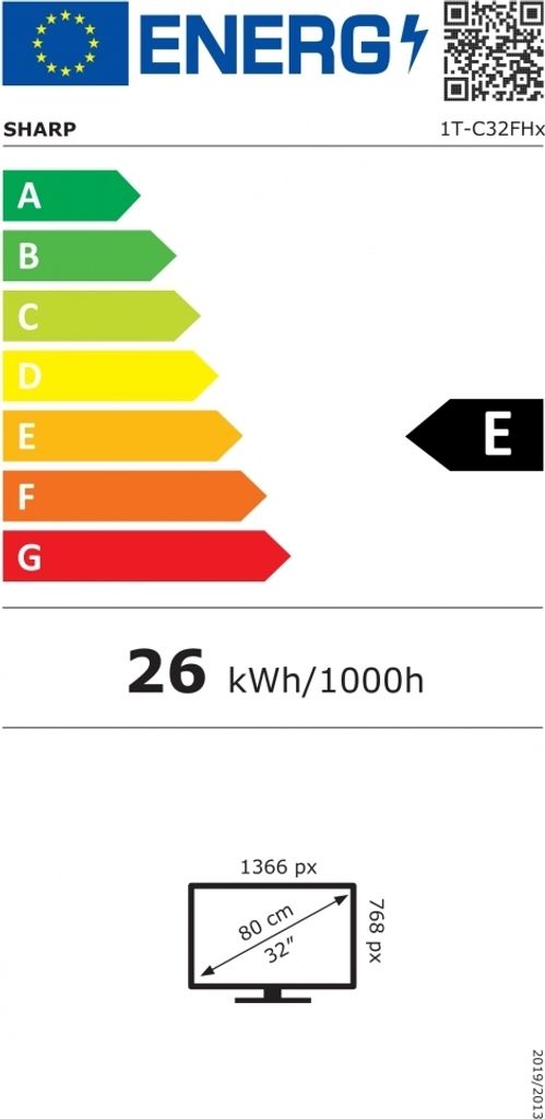 Sharp 32FH2EA Fernseher 81,3 cm (32') HD Smart-TV WLAN Produktbild 15