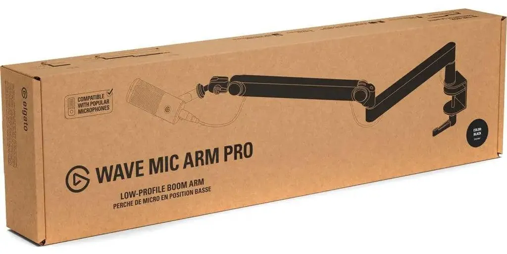 Support Micro Elgato Wave Mic Arm Pro LP Idéal pour Streamer et Podcast