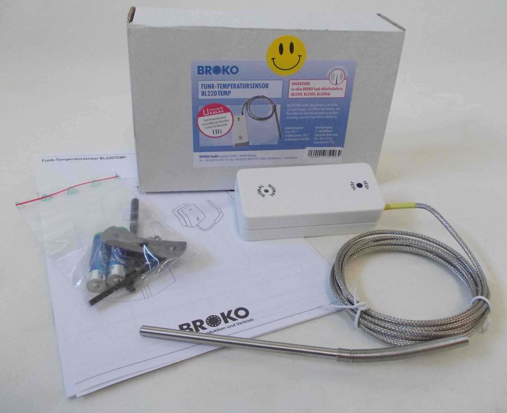 Fensterkontaktschalter Temperatursensor 40°C Zubehör DIBt