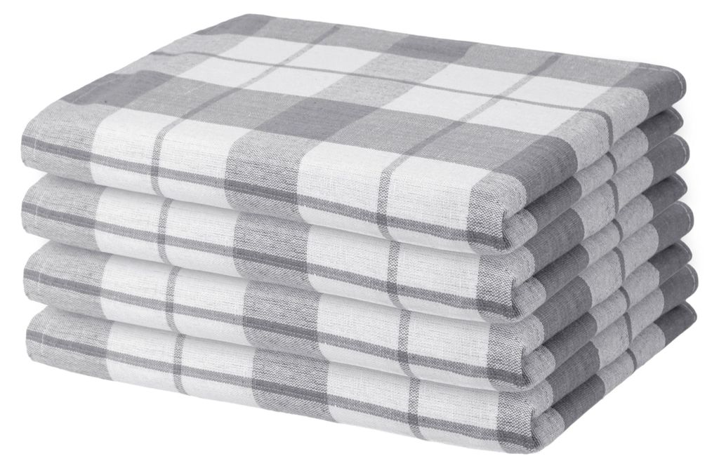 4er Set Geschirrtücher 50x70 cm 100% Baumwolle 70g Produktbild 