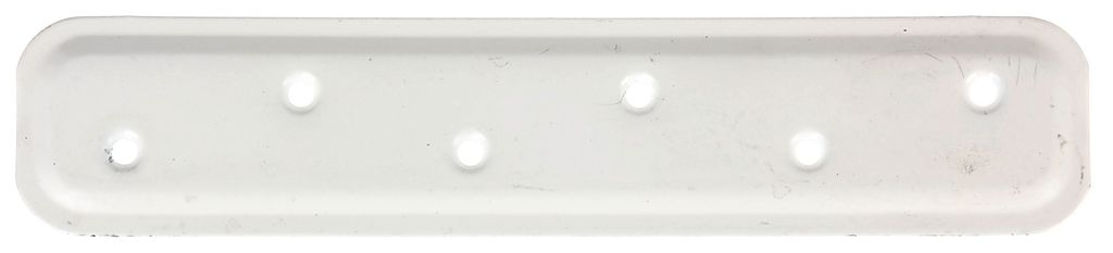 Alberts Flachverbinder | geprägt | weiß kunststoffbeschichtet RAL 9010 | 180 x 40 mm | 20er Set