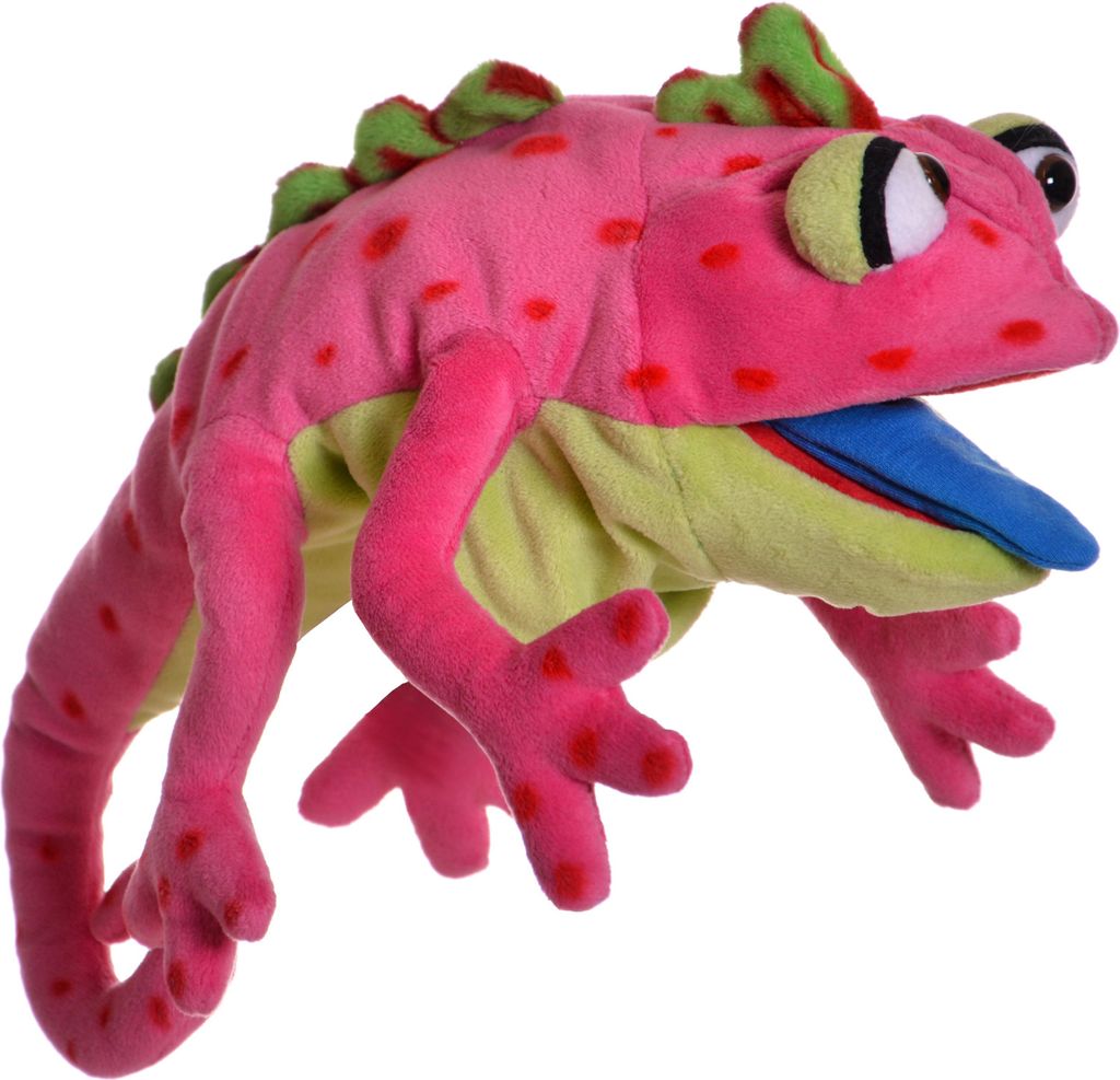 Living Puppets Handpuppe Wilhelminchen Chamäleon W877 Produktbild 