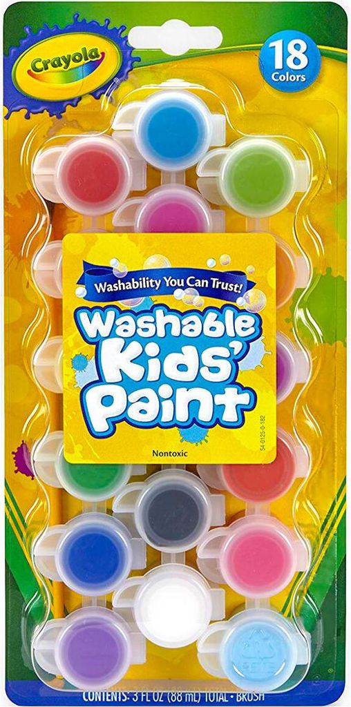 Crayola | Wasserlösliche Aquarellfarben - 18 Farben - 88,7 Produktbild 