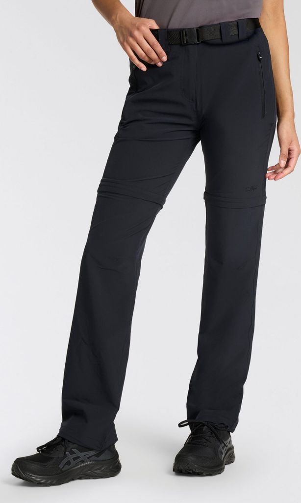 Cmp Woman Zip Off Pant Antracite 20