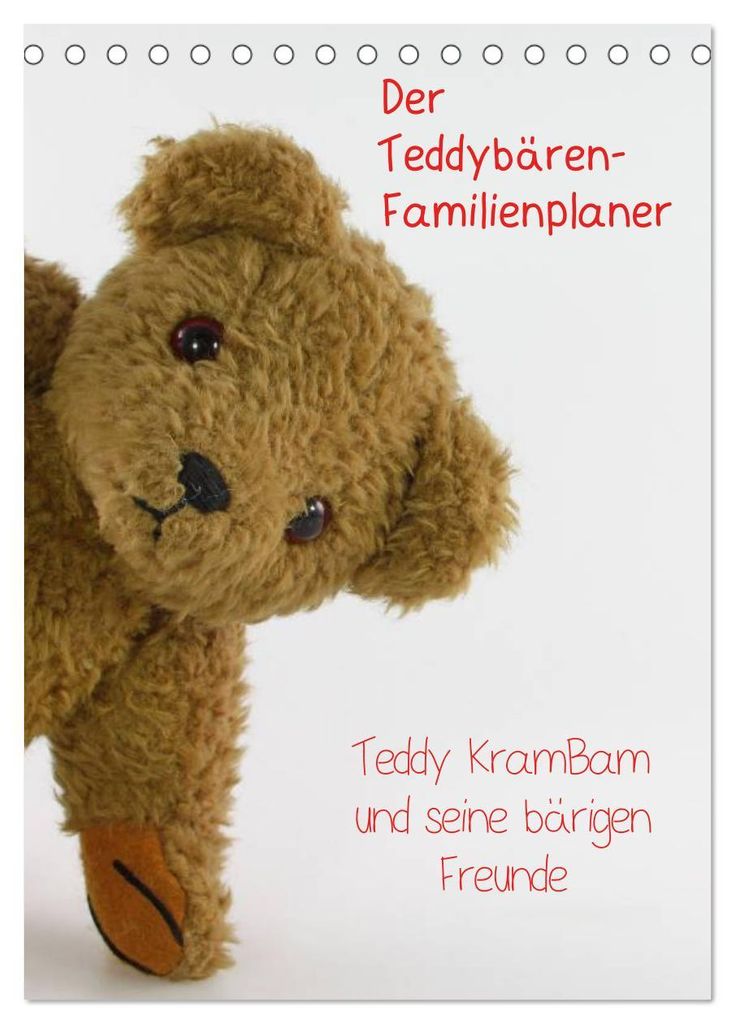 Der Teddybären-Familienplaner (Tischkalender 2027 DIN A5 hoch), CALVENDO Monatskalender
