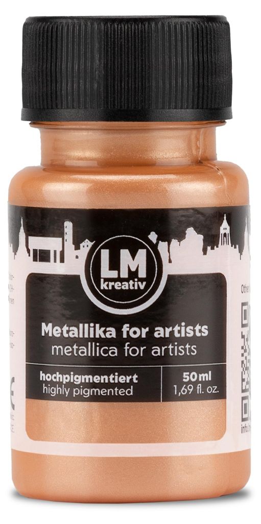 LM-Kreativ Metallika for Artists 50 ml, Creme – Produktbild 