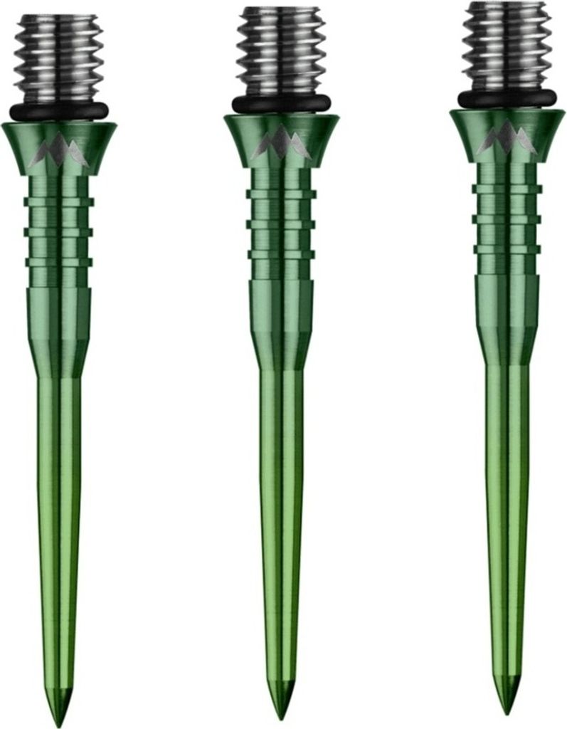 Mission - Titan Pro Conversion Points Grooved - Grün : 30mm Länge: 30mm
