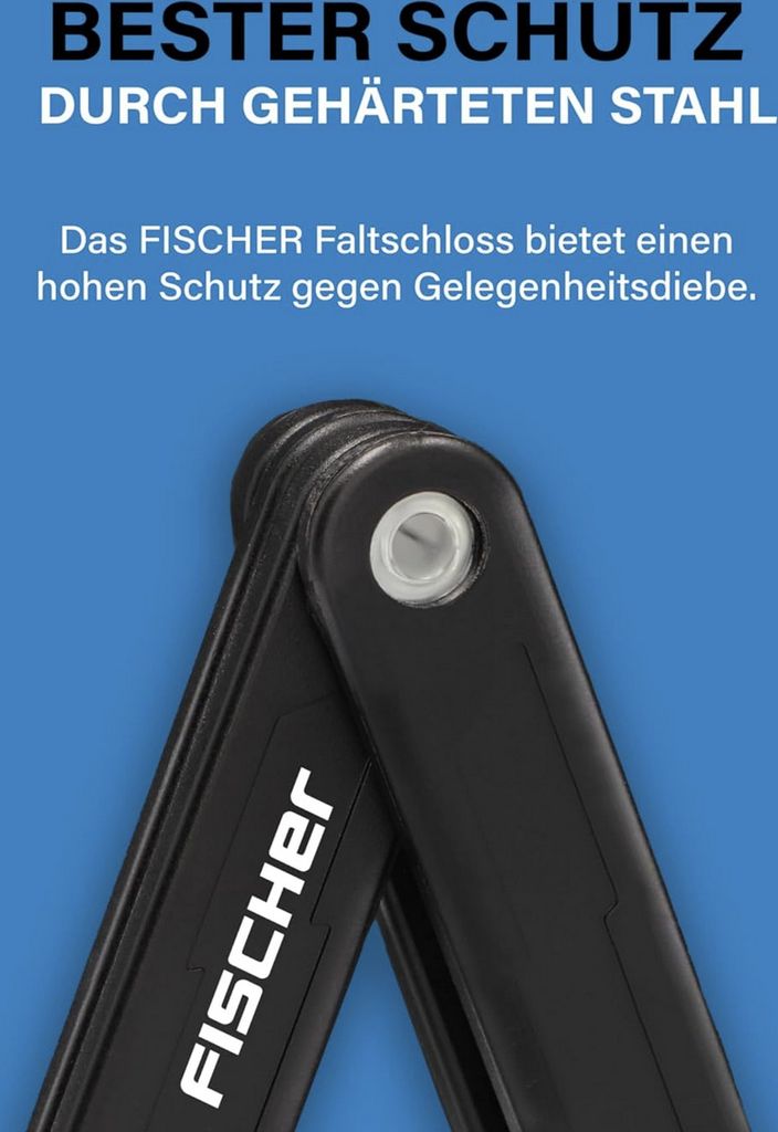 FISCHER PROTEC FN110 skládací zámek na kolo Délka: 1 100 mm Obrázek produktu 6