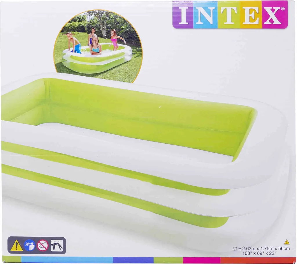 Intex 56483NP Piscina Gonfiabile Family 262x175x56cm - Offerta Estate - 16