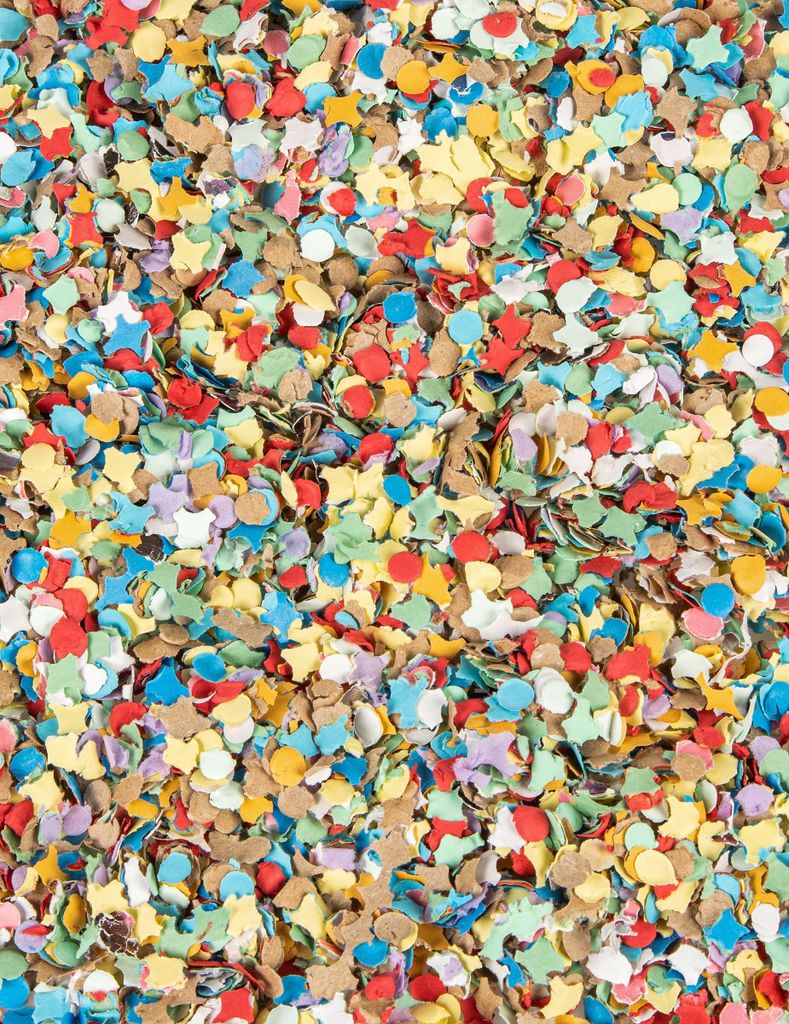 Konfetti bunt 1kg - Einheitsgröße