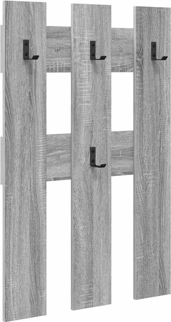 Testiera Letto con Comodino Sonoma Grigio 65 x 100 cm | Kit Montaggio