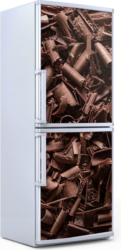 Kühlschrankdekoration 70x180 cm Aufkleber auf dem Kühlschrank - Schokolade