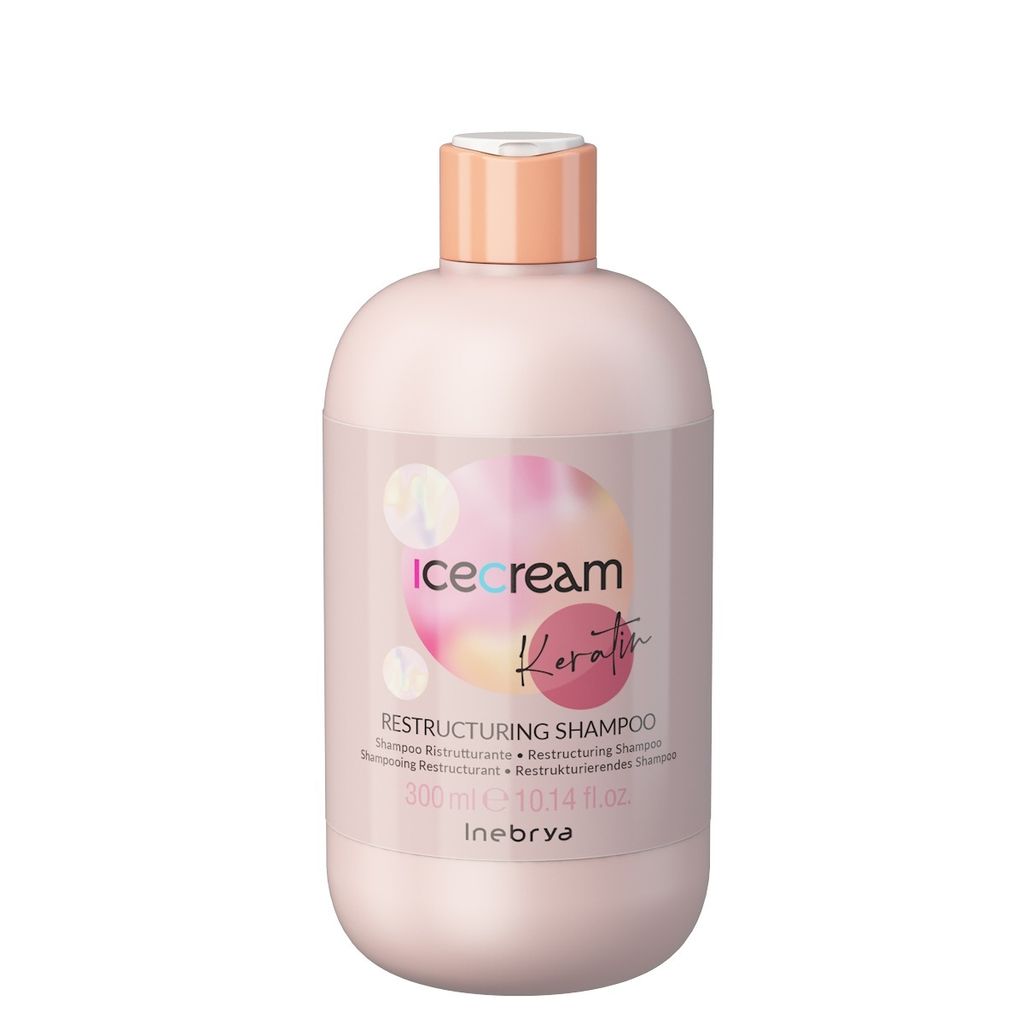 Inebrya Ice Cream Keratin Restructuring Shampoo szampon Zdjęcie produktu 