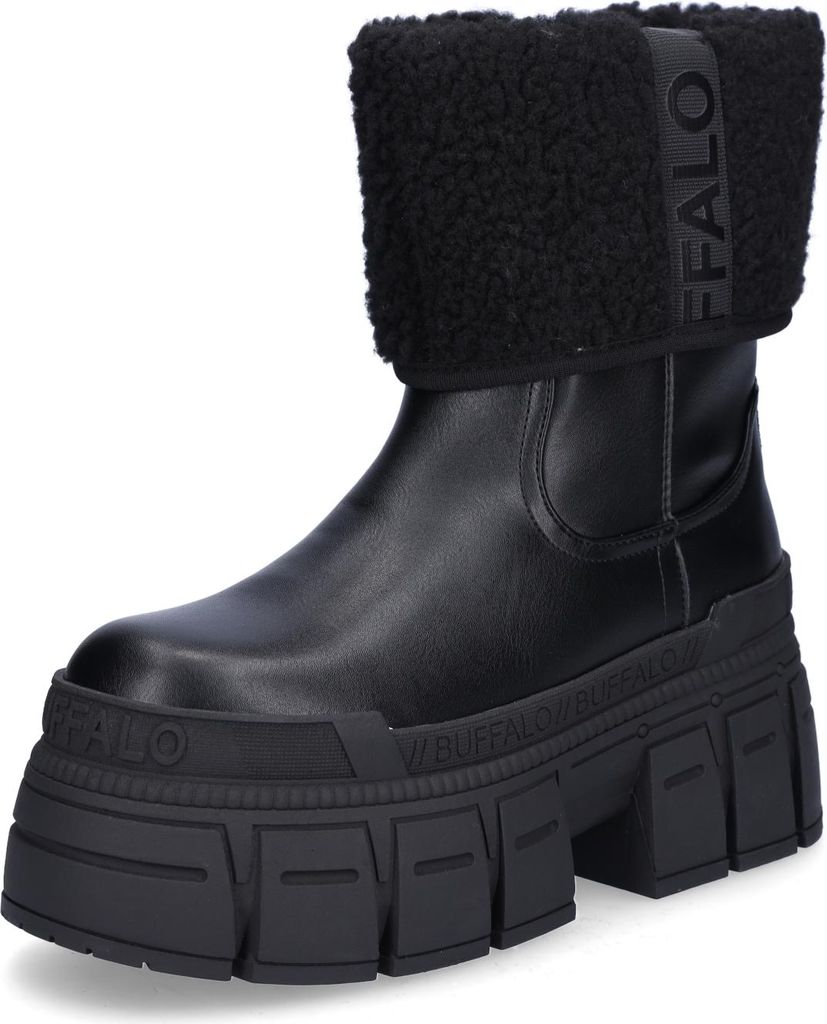 Buffalo Damen Boot Gospher Fold schwarz