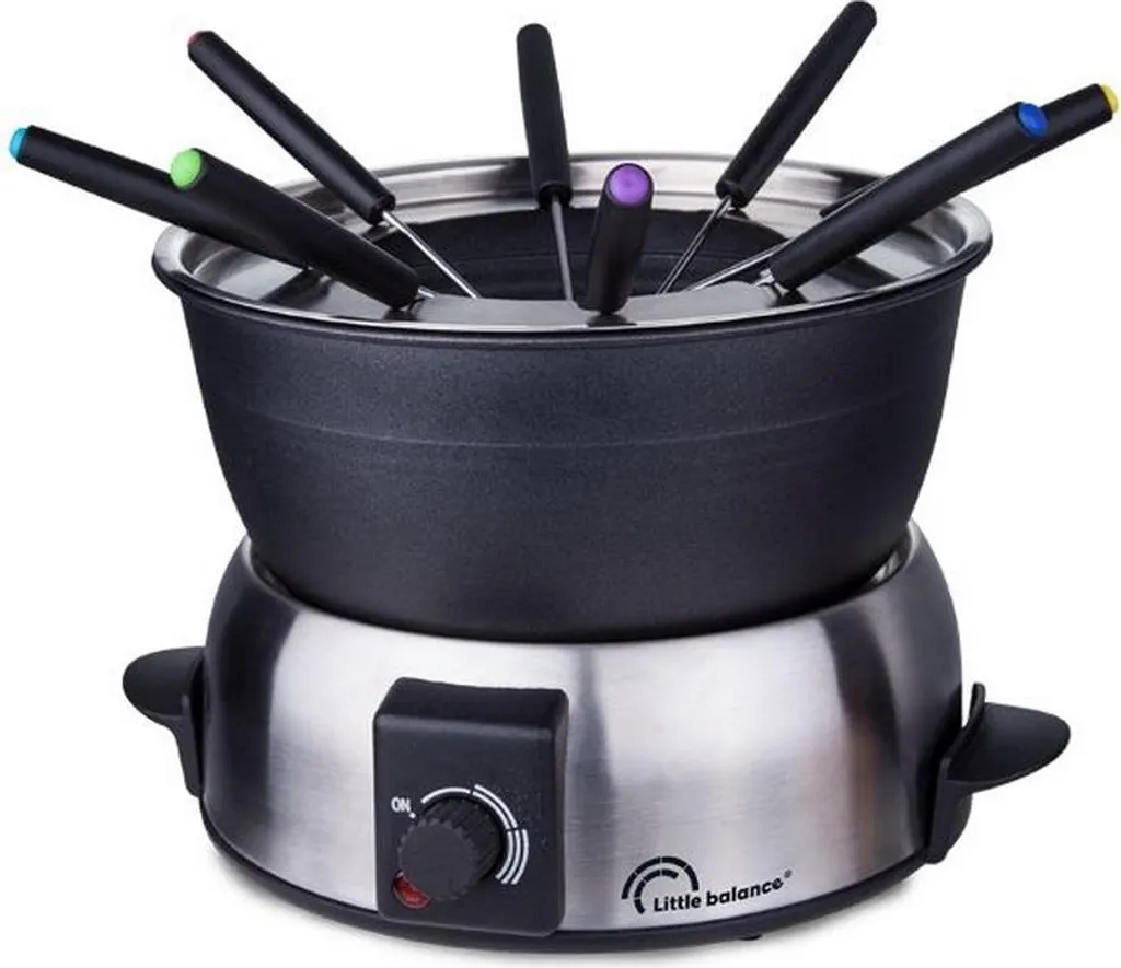 Appareil à Fondue Complet pour 8 Convives Modèle élégance Inox 8386