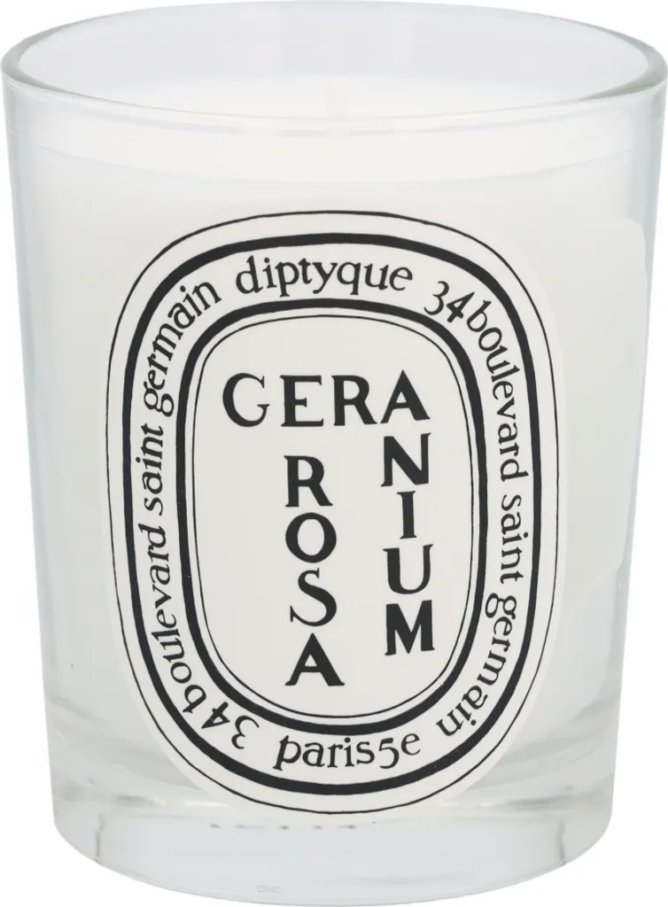 Éliminer les odeurs avec la bougie Diptyque Geranium Rosa parfumée - 2