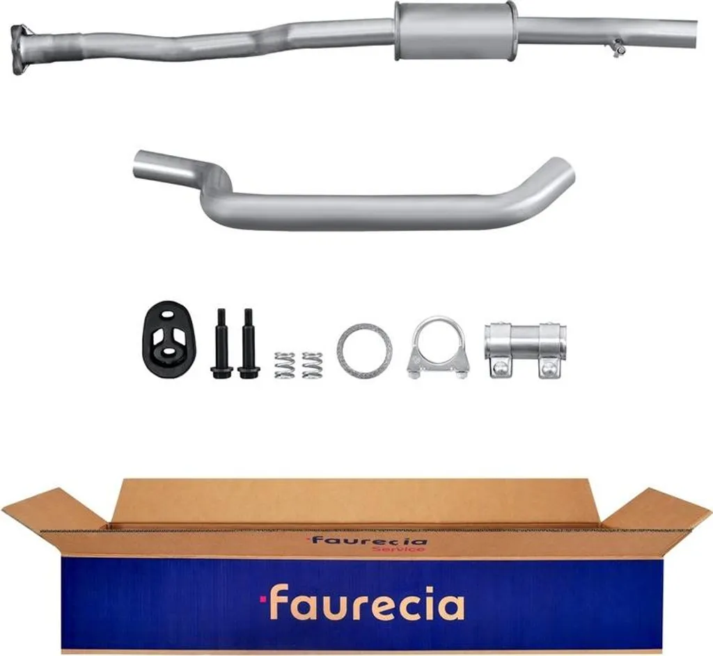 Silencieux central pour FORD ORION - Pièce de rechange FAURECIA IAM