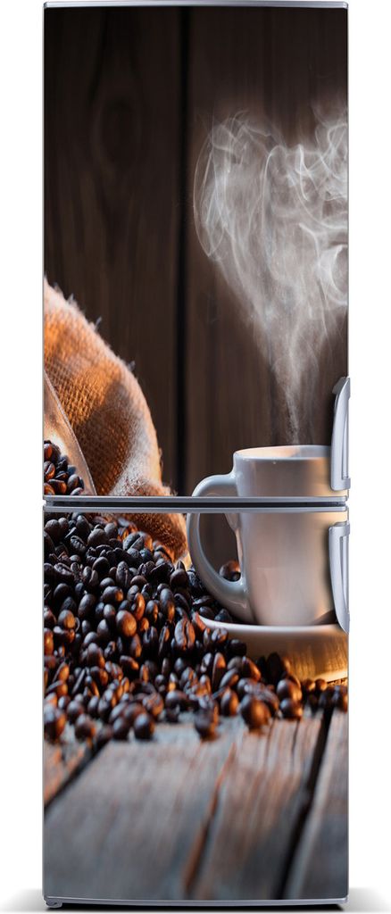 Tulup Kühlschrankdekoration - Magnetmatte - 70 cm x 190 cm - Magnet auf dem Kühlschrank - Tasse Kaffee