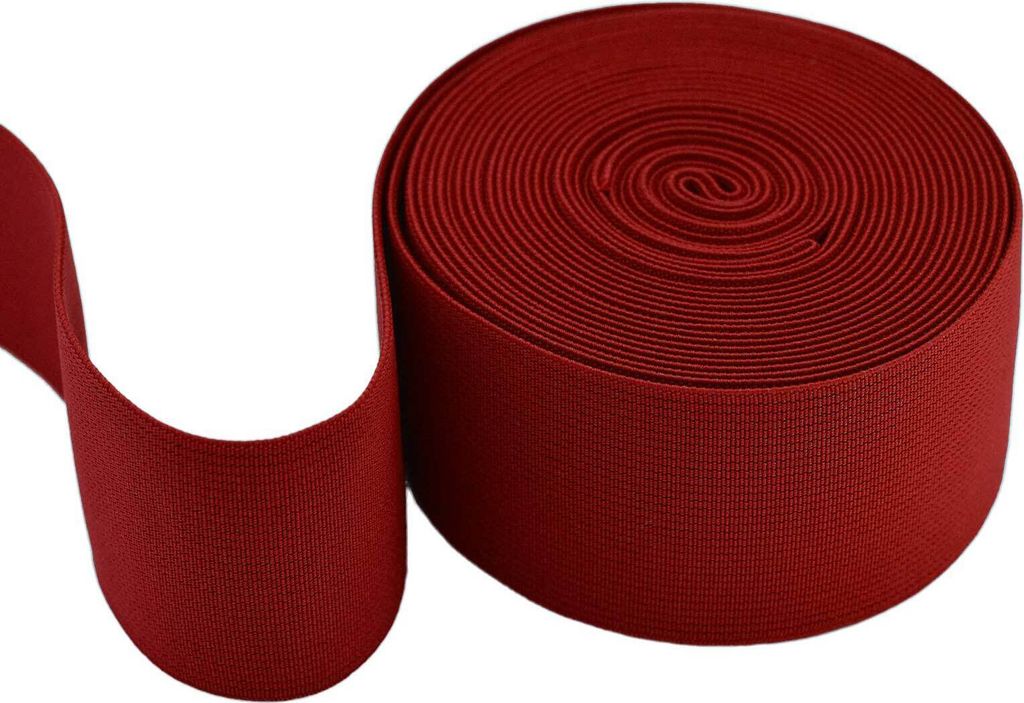 5m Gummiband 50 mm Gummilitze elastisches Band Bekleidungsgummi