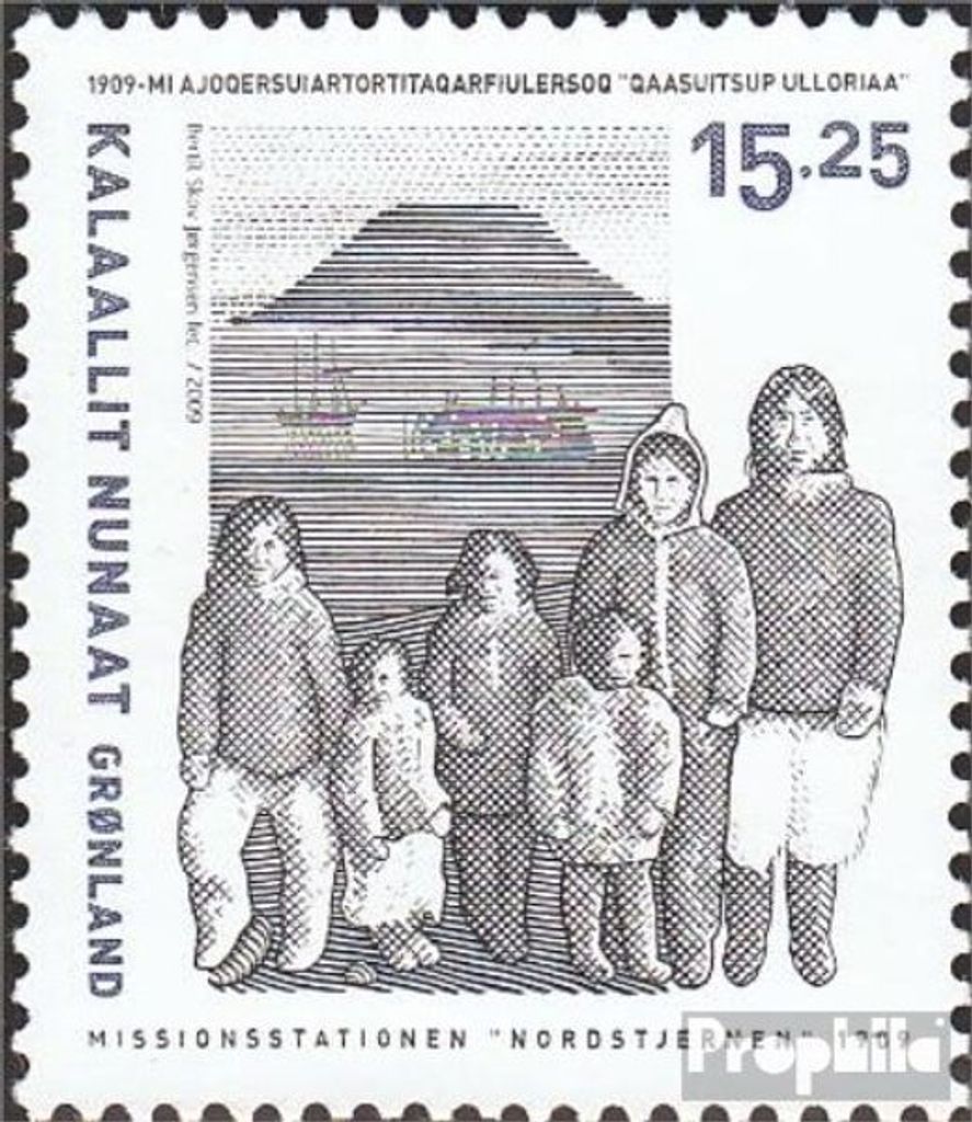 Briefmarken Dänemark - Grönland 2009 Mi 545 (kompl.Ausg.) Produktbild 