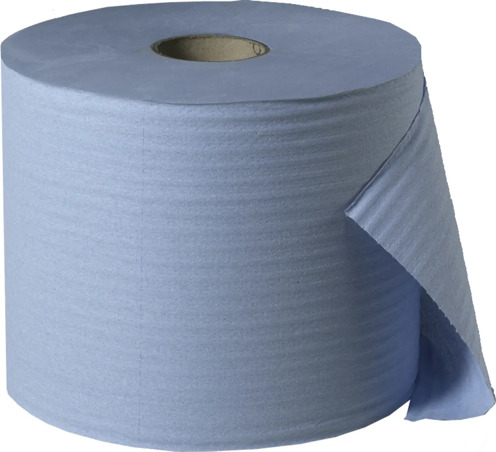 Fripa rouleau de nettoyage 2 plis bleu 380m 1000 formats pour atelier