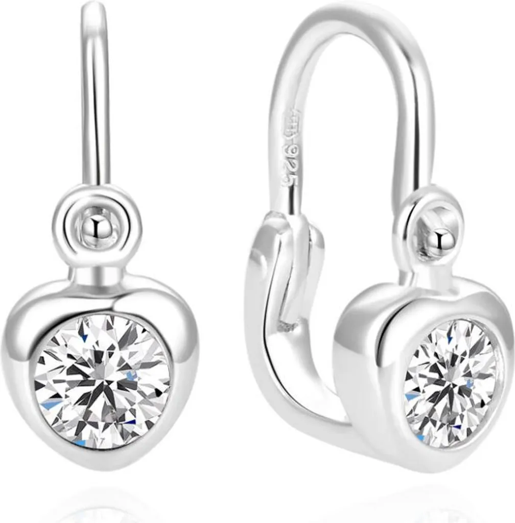 Scheda Tecnica Orecchini Argento 925 AGUC2557D-WHITE Cuore Bianco