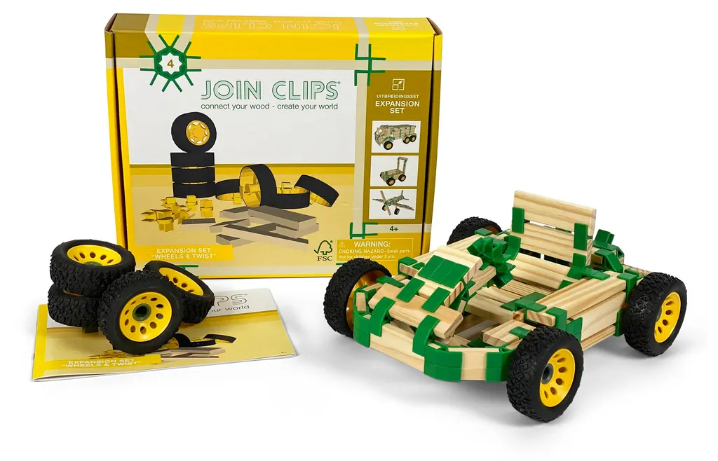 JOIN CLIPS Roues & Twist : connecteurs rotatifs pour circuits mobiles