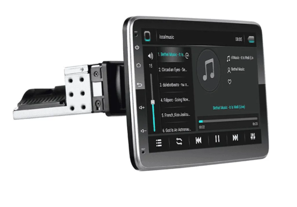 PODOFO 1DIN Android 11: Radio GPS e Bluetooth per Viaggi Sicuri