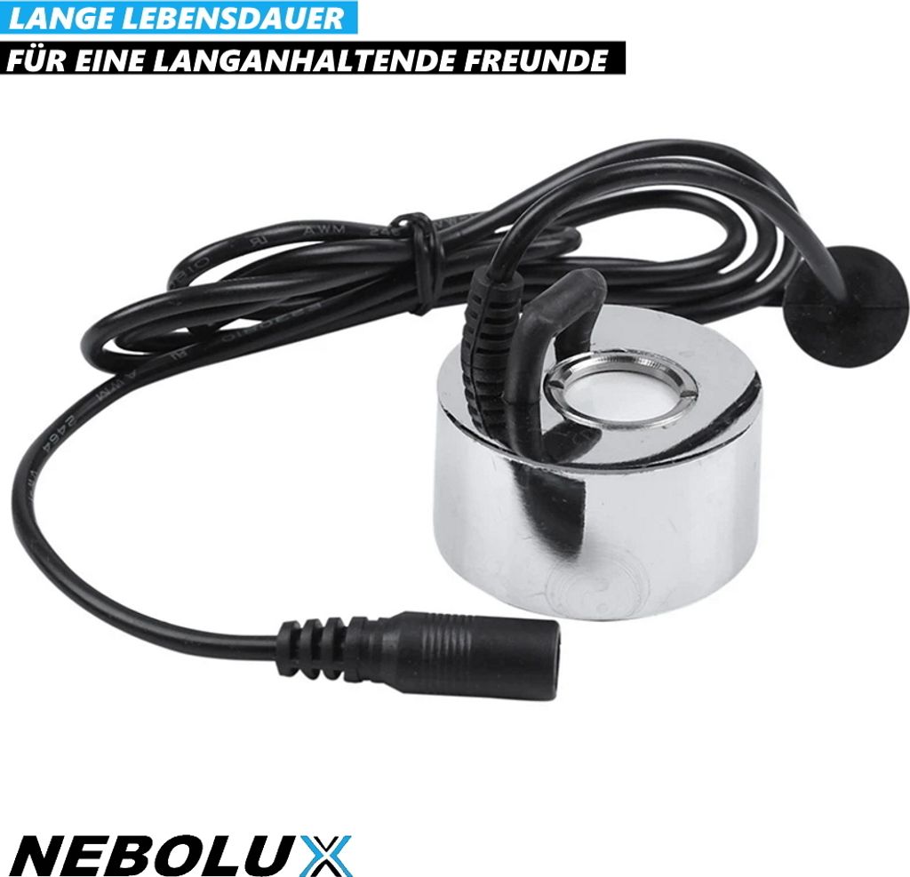 NEBOLUX Vernebler Nebelmacher Luftbefeuchter Dampferzeuger Produktbild 2