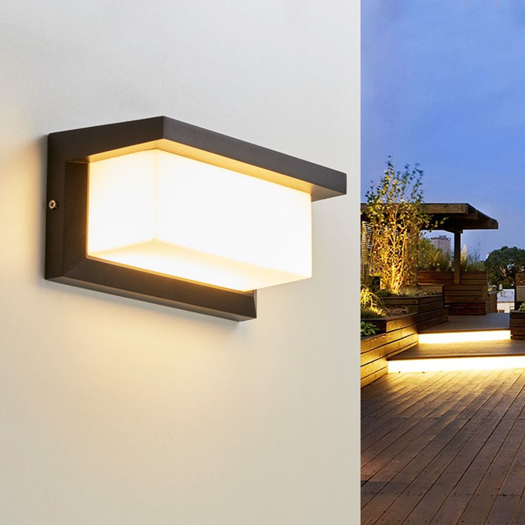 Außenleuchte mit Bewegungsmelder, 18W 3000K Warmweiß LED Produktbild 3