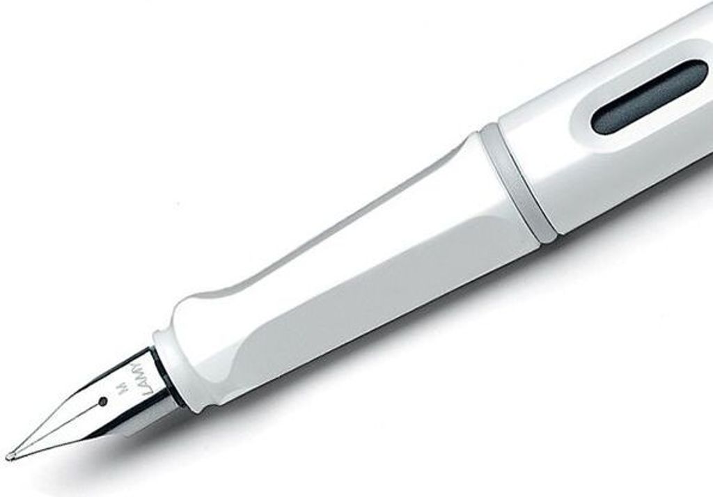 LAMY safari Patronenfüller weiß hochglänzend M (mittel) Produktbild 4