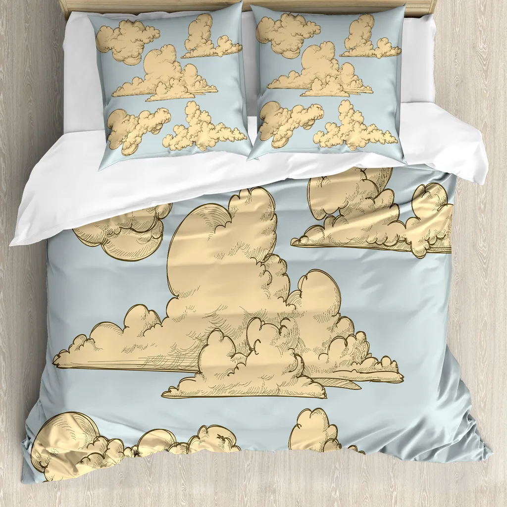 Offerta Copripiumino ABAKUHAUS 200x200 Antiacaro - Vintage Blu