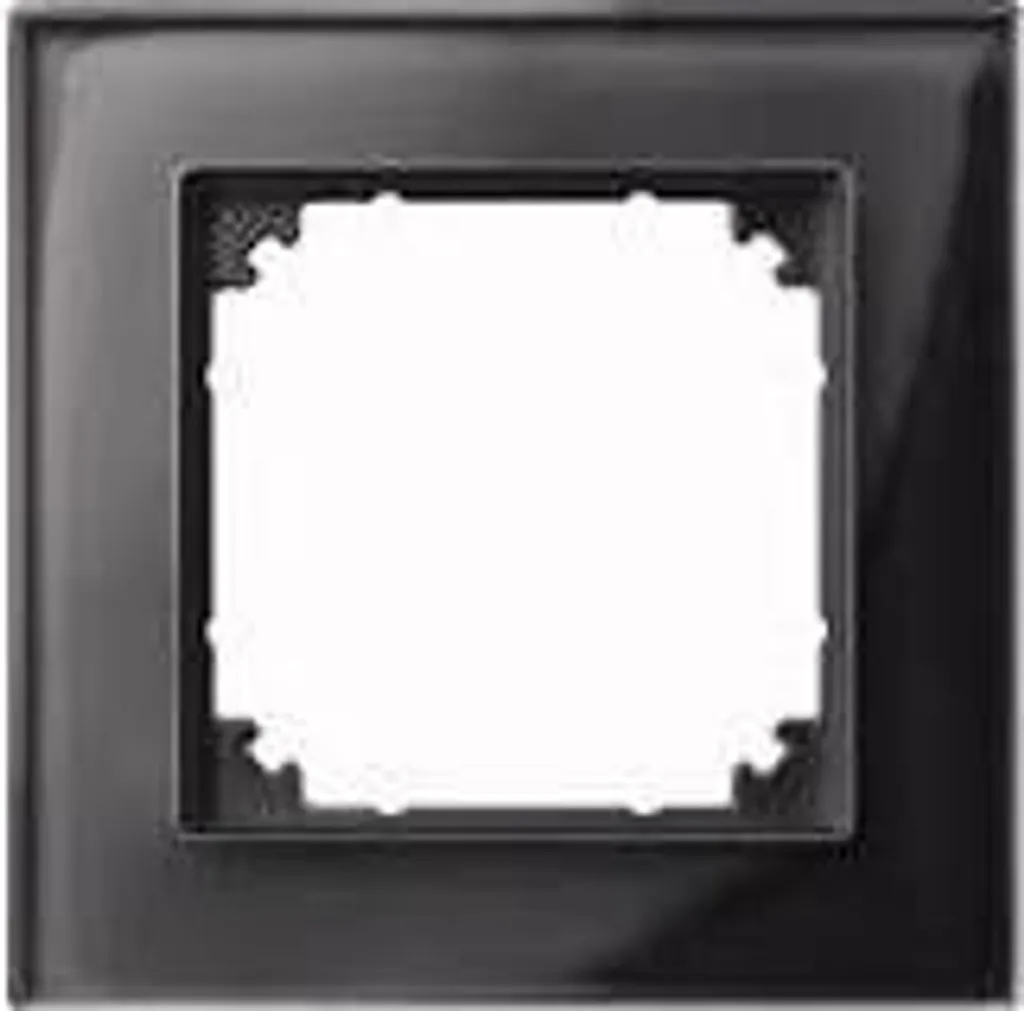 Cadre Merten System M M-Plan Noir 1 poste Design épuré réf 489103
