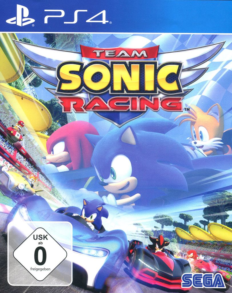 Team Sonic Racing PS4 mit& Anleitung Produktbild 