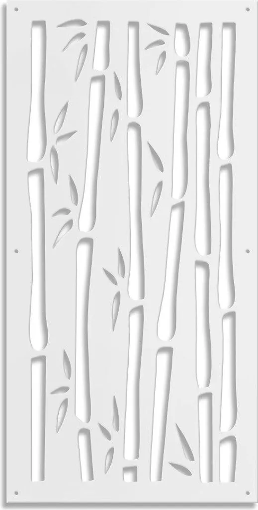 Prezzo Outlet: Pannello BAMBU PVC Bianco 98x98 - Offerta Limitata - 3