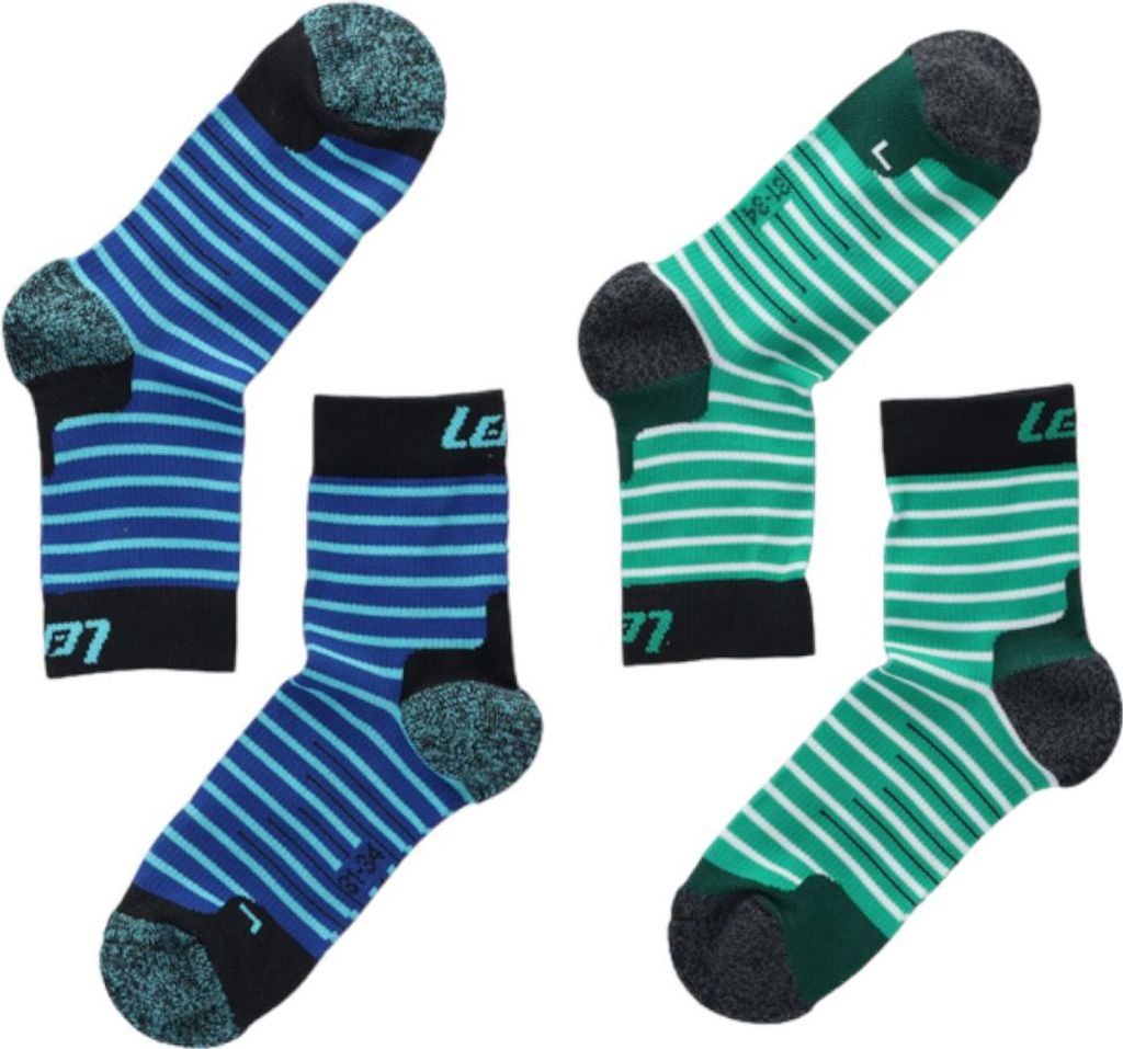 LENZ Outdoor Kids 1.0 2er Pack Wandersocken blau 27-30