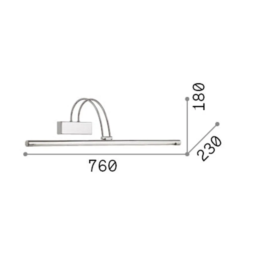 Applique LED Bow 8W en Laiton - Éclairage Chaud 3000K Style Moderne
