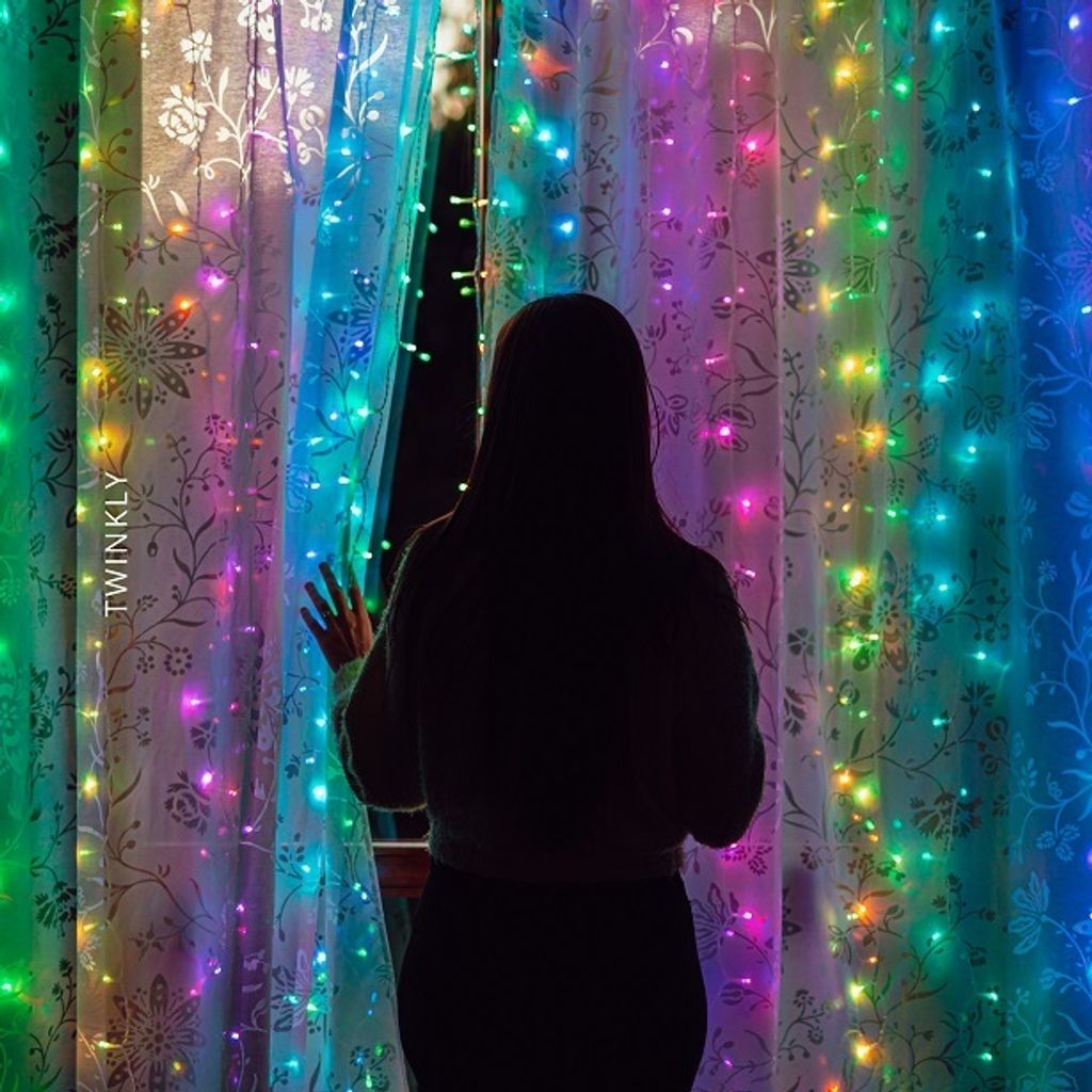 Twinkly Curtain 210 RGBW LED, kurtyna, przezroczysty Zdjęcie produktu 14