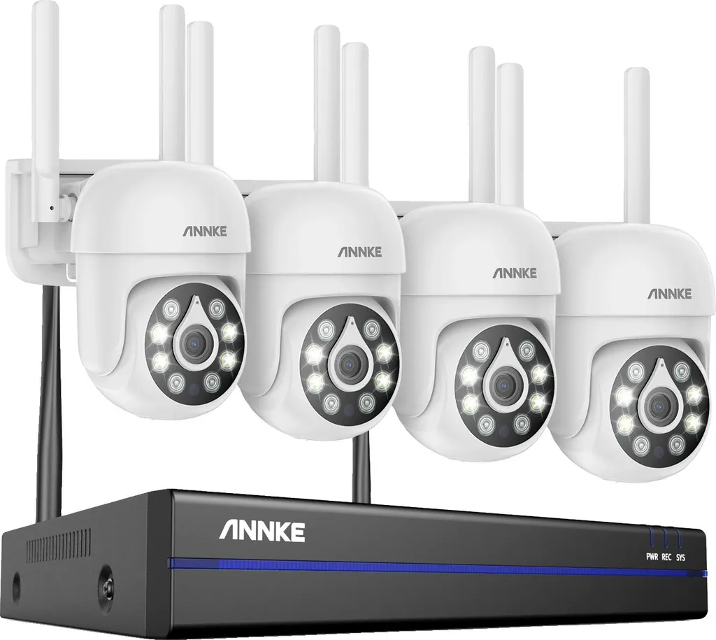 Kit vidéosurveillance 16CH NVR et 4 caméras 5MP CCTV - Modèle SecurX-4