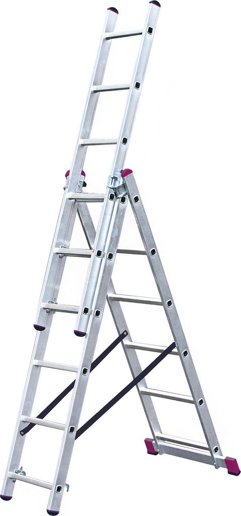 Krause Corda Leiter 3X 6 Sprossen