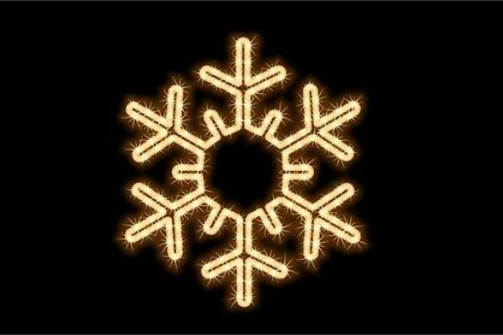 Mk Snow Flake 55X55Cm 2D Led Ww (160-038)