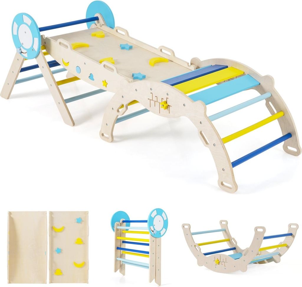Een glijbaan- en speelset voor baby's en peuters, inclusief Productafbeelding 