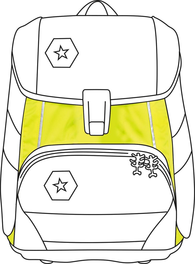 Step by Step Ranzen-Zubehör Neon Pull-Over Produktbild 