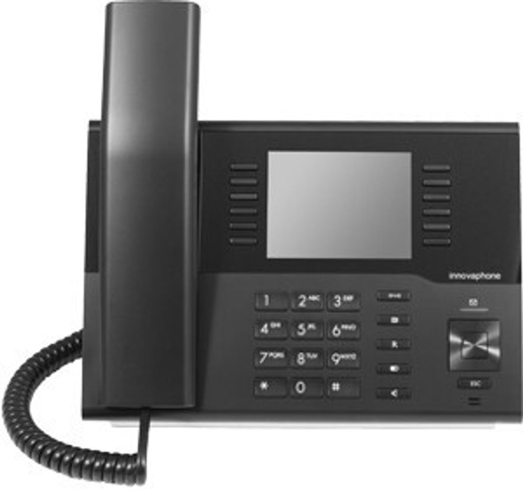 Innovaphone IP222, IP Phone, Czarny, Zestaw słuchawkowy Zdjęcie produktu 