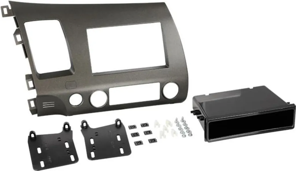 Installer un Autoradio 2-DIN sur Honda Civic Hybrid : Façade et Vide-Poche
