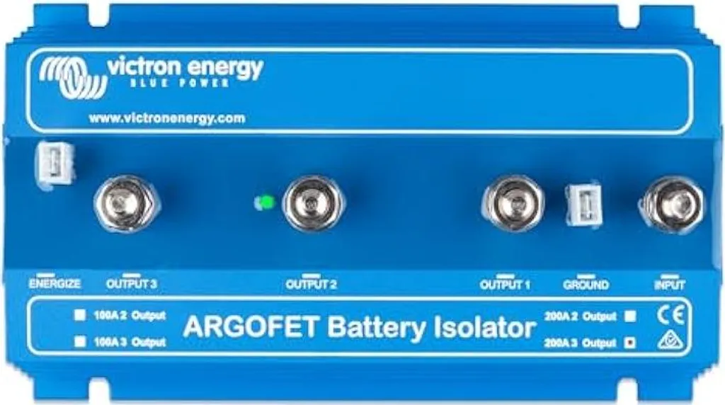 Isolateur Victron Argofet 200-3 avec Chute de Tension Nulle 200A 3 Sorties