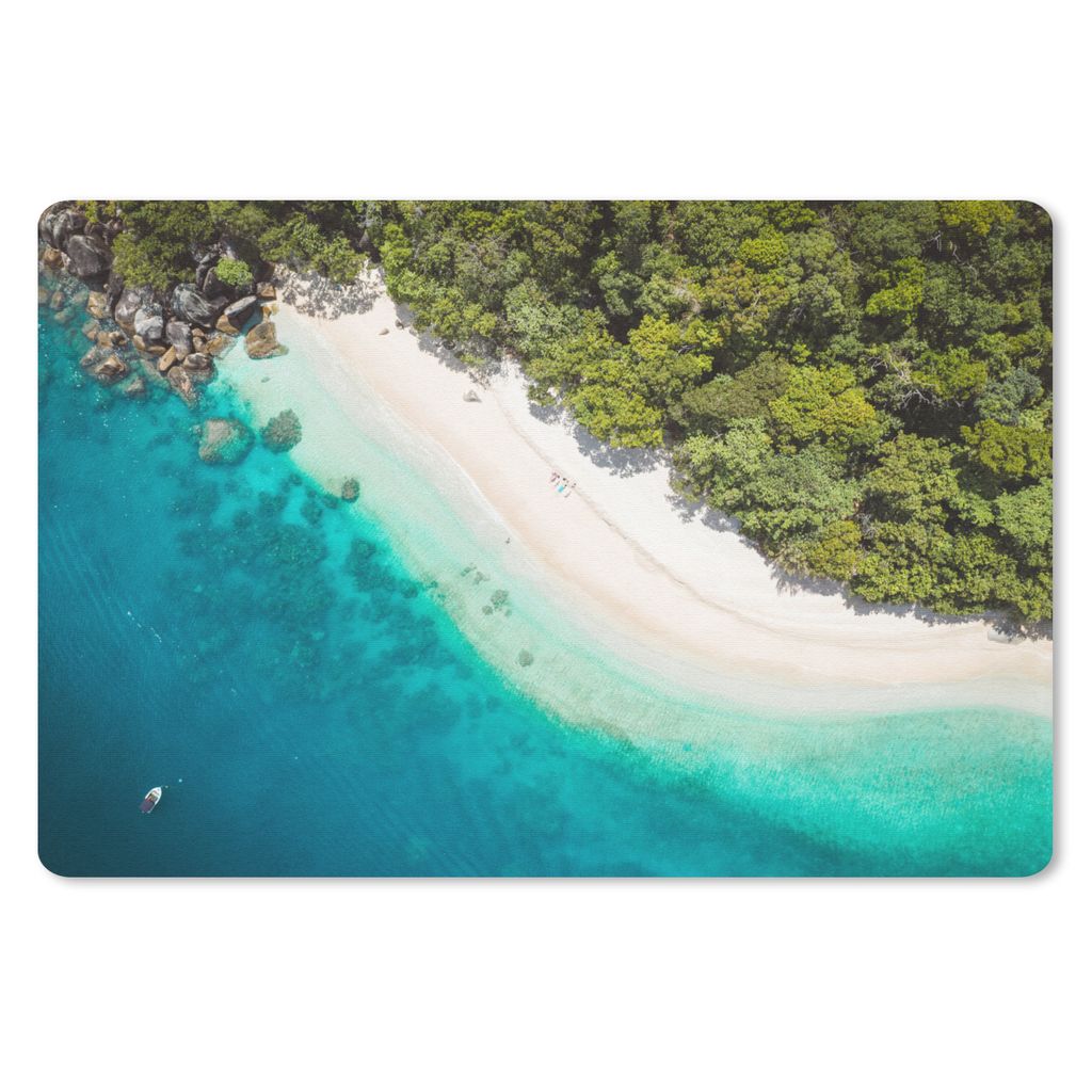 MuchoWow Mauspad Mousepad Strand - Steine - Australien 27x18 cm - Mousepads - Maus Mat - Pad - Mausunterlage - Büroartikel - Desk Matten