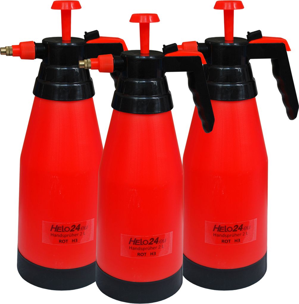 Sprühgerät Drucksprüher Pumpsprüher Gartenspritze Pflanzensprüher 2 L (3er Set Modell H3)